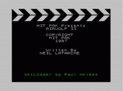 Trio – Airwolf II (1987)(Zafiro Software Division)[re-release]